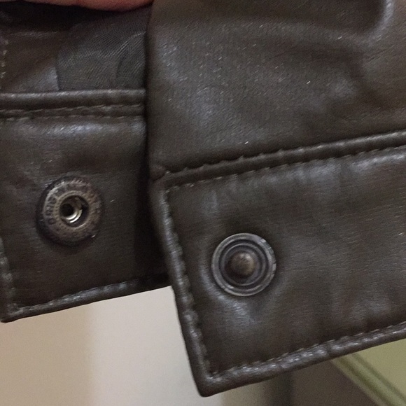 Mexx khaki pleather jacket - Picture 6 of 7